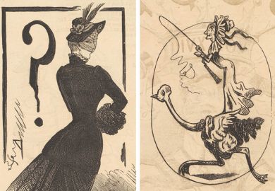 Marie Duval (Isabelle Émilie de Tessier) cartoons