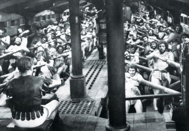 Men rowing Men rowing