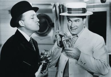 Men selling to each other