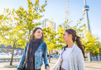 Overseas university students in Canada