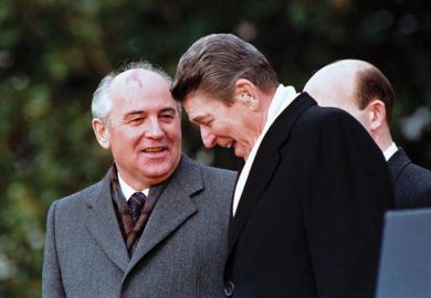 Mikhail Gorbachev and Ronald Reagan Mikhail Gorbachev and Ronald Reagan