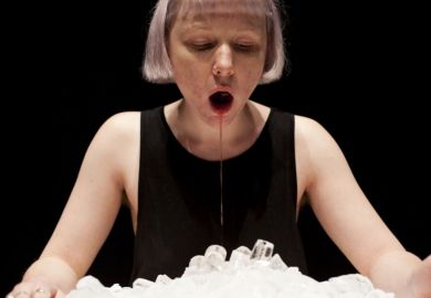 Molly June Honer, a student on Dominic Johnson's live art course