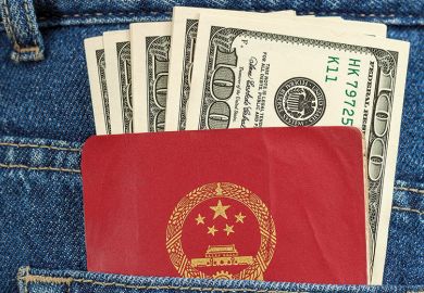 Money and passport in back pocket