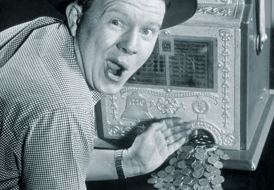 Money out of a slot machine