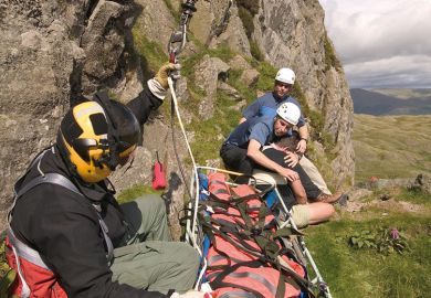 Mountain rescue team