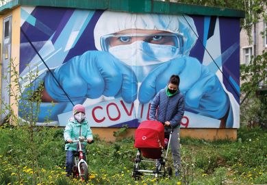 Coronavirus mural Coronavirus mural