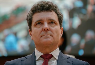 Romanian President Nicusor Dan listens to the Romanian anthem before taking the oath as new president in the Romanian parliament, on 26 May 2025 in Bucharest, Romania.