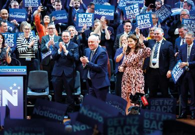 National Party leader Christopher Luxon and deputy leader Nicola Willis National Party leader Christopher Luxon and deputy leader Nicola Willis to illustrate Funding reviews and medical places in frame in New Zealand poll