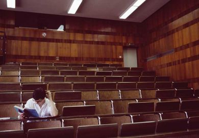 one-student-in-lecture