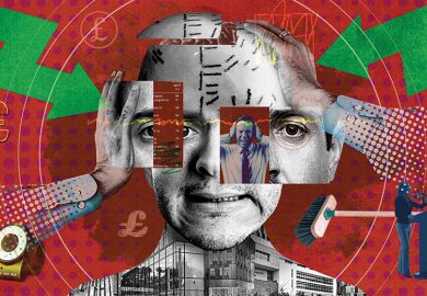 Illustration of going crazy