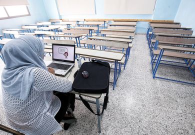 Teacher at a Kuwaiti school