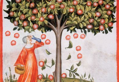 Image from Tacuinum Sanitatis, Medieval Health Handbook, dated before 1400