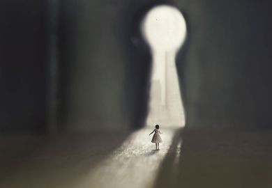 Walking through keyhole