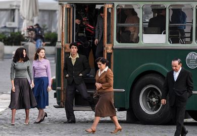 Napoli set TV series, A genial friend, based on a novel by Elena Ferrante