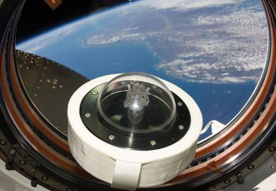 Apollo 11 moon rock 10072 in the International Space Station