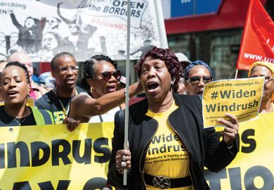 Windrush Day demonstration, 22 June, 2019 in London, UK Windrush Day demonstration, 22 June, 2019 in London, UK