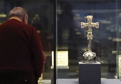 “Welfenschatz” (Guelph Treasure) displayed at the Kunstgewerbemuseum (Museum of Decorative Arts) in Berlin “Welfenschatz” (Guelph Treasure) displayed at the Kunstgewerbemuseum (Museum of Decorative Arts) in Berlin