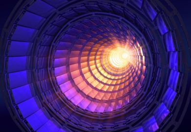 Particle accelerator tunnel Particle accelerator tunnel
