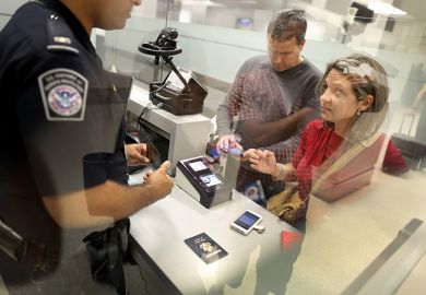 airport passport control immigration