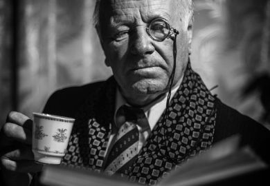 A peer reviewer with monocle A peer reviewer with monocle