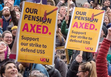 Pensions strike posters
