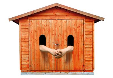 Person locked in garden shed Person locked in garden shed