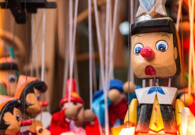Pinocchio dolls with long nose