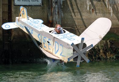 The famous Birdman competition, UK, where the entries were bold but ineffective The famous Birdman competition, UK, where the entries were bold but ineffective