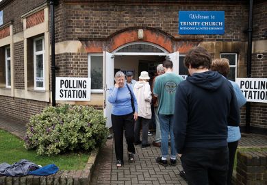 UK polling station Uk polling station