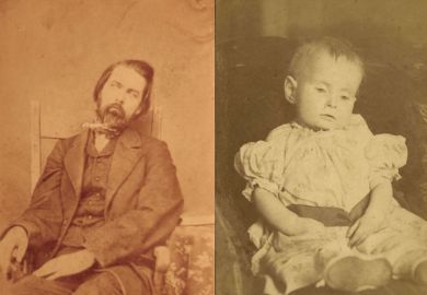 Portraits of man's and child's corpses Portraits of man's and child's corpses