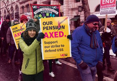 Pension protest