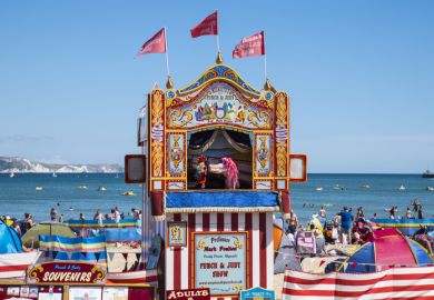 A Punch and Judy show