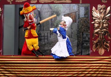 A Punch and Judy show