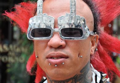 Punk style at Rebellion Punk Festival, Blackpool, UK 2010 Rebellion Punk Festival, Blackpool, illustrating upward bullying and insubordination