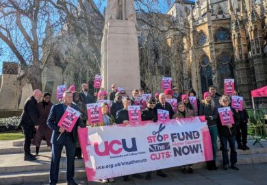UCU rally at parliament
