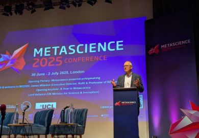 Patrick Vallance speaking at UCL event