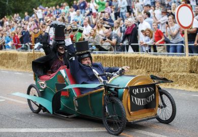 Queen's University takes part in Red Bull Soapbox Race, London Queen's University takes part in Red Bull Soapbox Race, London