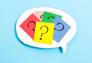 Question marks inside a speech bubble Question marks inside a speech bubble