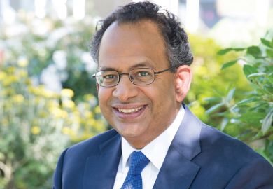 Rama Thirunamachandran, the vice-chancellor of Canterbury Christ Church University