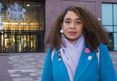 Raquel Rosario Sanchez outside Bristol County Court