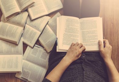Reading books Reading books