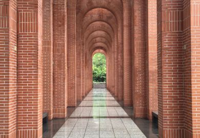 Redbrick university archways