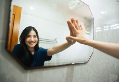 Reflection in mirror