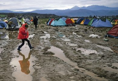Refugee camp