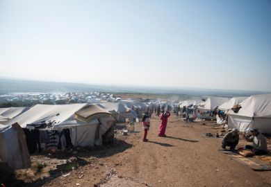 Refugee camp in Syria (2013)