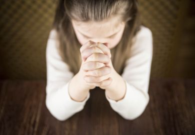 Girl praying Girl praying