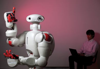 Robot with an idea
