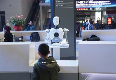 Child and robot