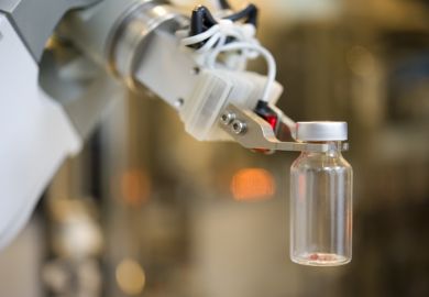 Robot in laboratory Robot in laboratory