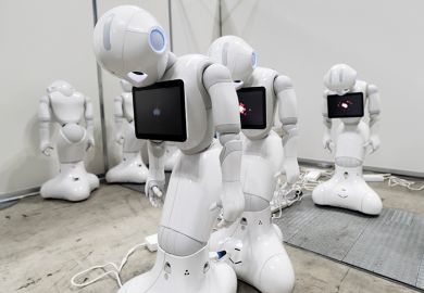 sleeping robots